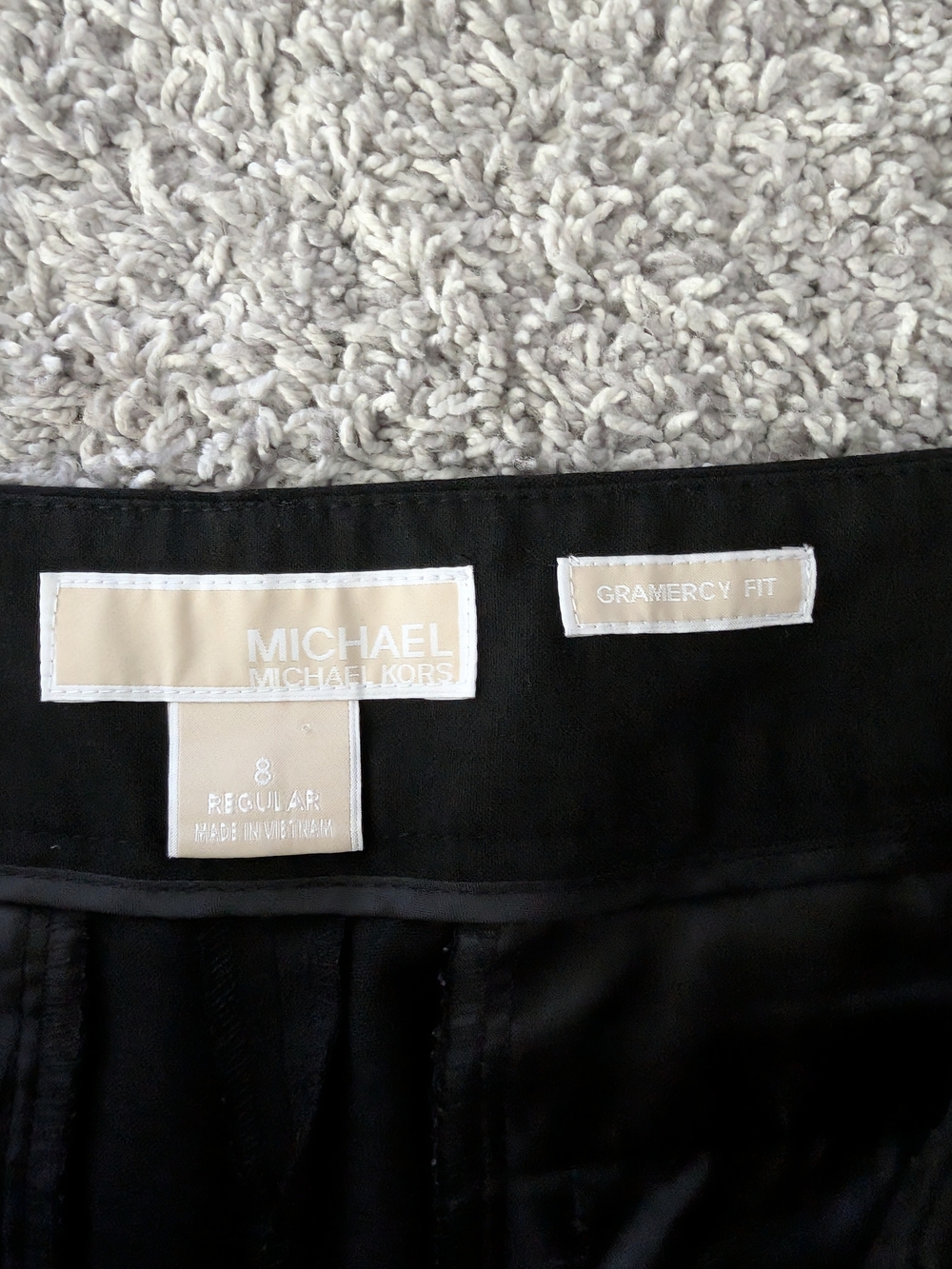 Michael Kors Black Gramercy Fit Women's Dress Pants - Picture 3 of 6